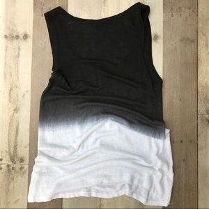 Pure Amici Linen 2 piece Ombre Tank & Hoodie Sz M